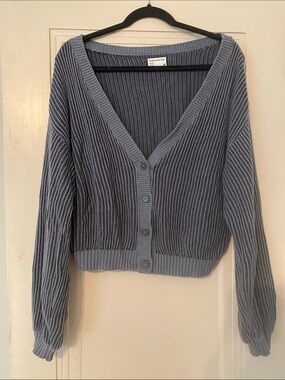 Frank And Oak Slouchy Ribbed Cardigan Size Small